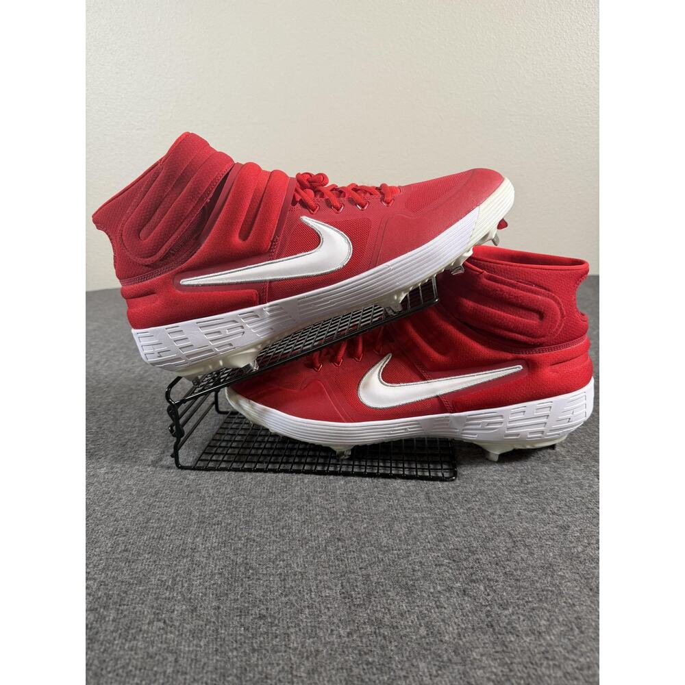 Nike Cleats Shoes Mens Size 16 Alpha Huarache Elite 2 University Red AJ6874-601